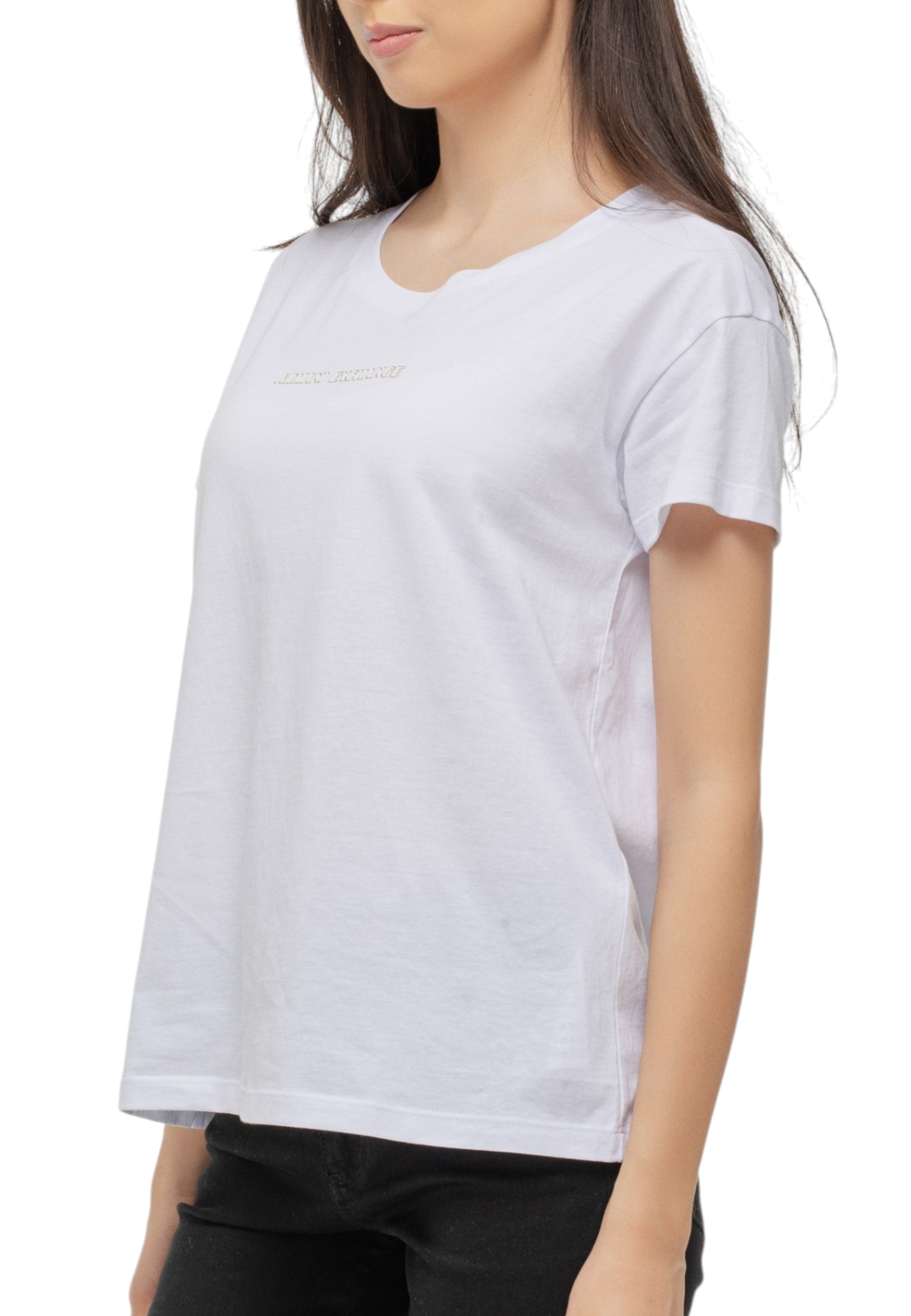T-shirt with front logo - ARMANI EXCHANGE - Finizio Collezioni